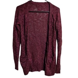 Mudd Burgundy Cardigan